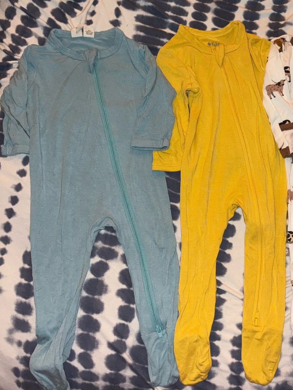 Kyte baby bamboo sleeper pajama footie zip bundle